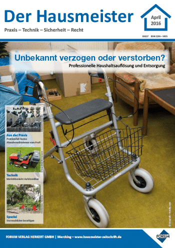 Ausgabe April 2016 Unbekannt verzogen oder verstorben?