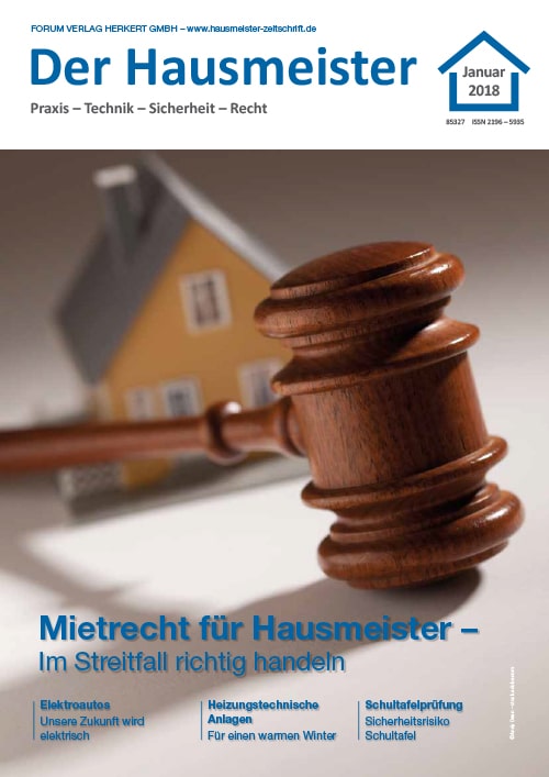 Ausgabe Januar 2018 Mietrecht für Hausmeister