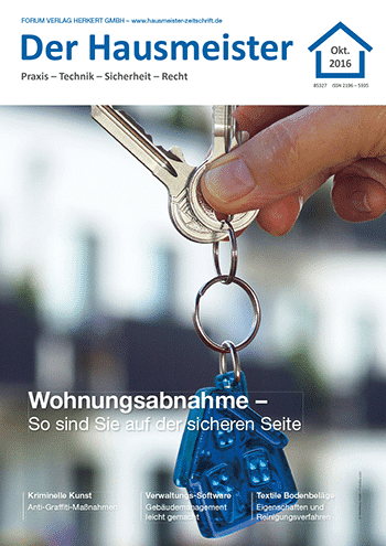 Ausgabe Oktober 2016 Wohnungsabnahme