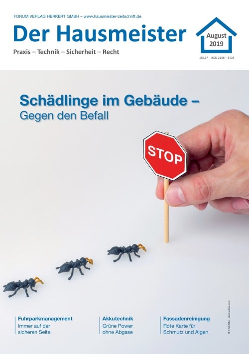 Ausgabe August 2019 Schädlinge im Gebäude