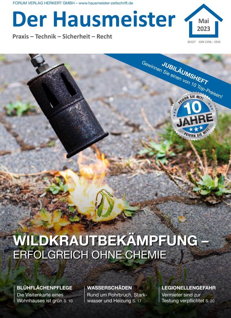 Ausgabe Mai 2023 Wildkrautbekämpfung